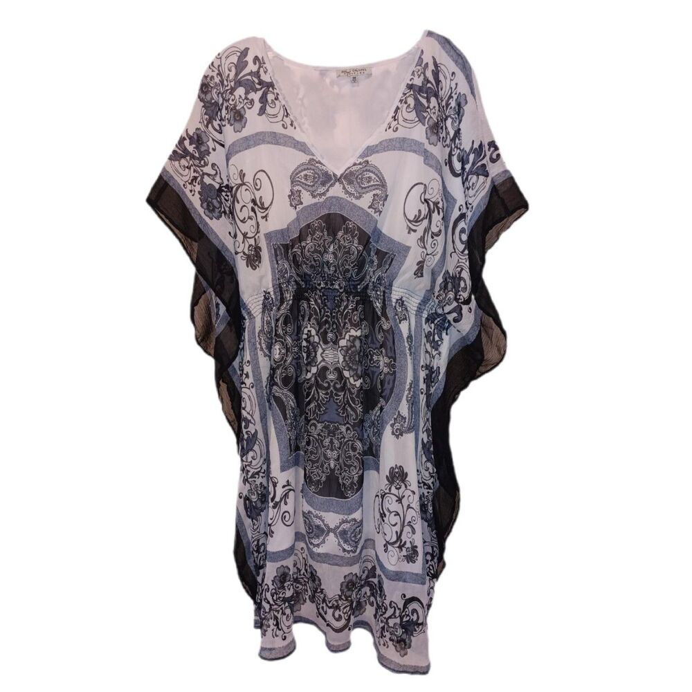 Speed Control NY Bandana Style Lined Dress/Cover Up Plus Size 3X Beach Summer